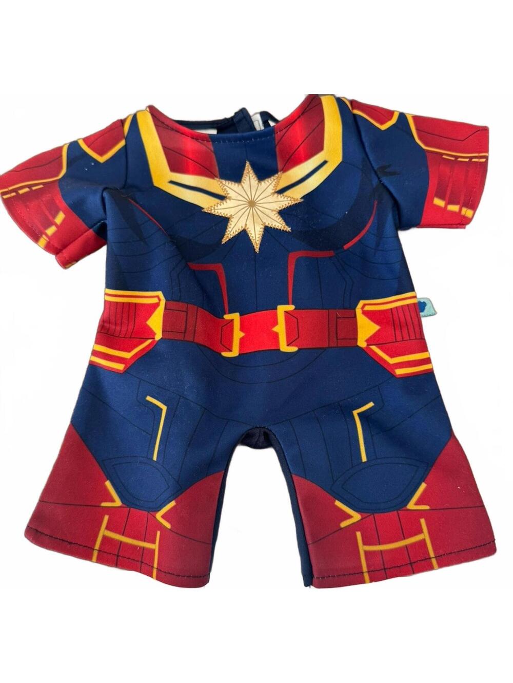 Build-A-Bear Captain Marvel Outfit Costume Marvel Avengers BAB Clothes Retired